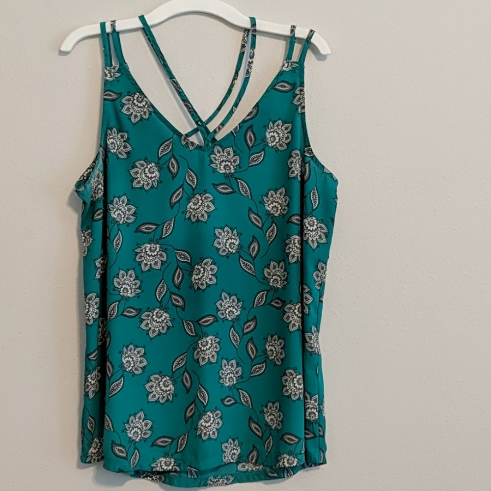 Maurices cross cross neck tank